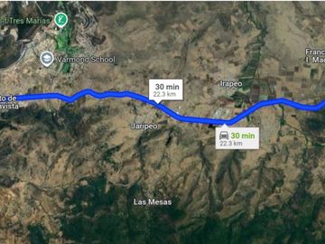 TERRENO DE 5300M2, LOCALIDAD: PINO REAL, KM 25, CARRETERA MORELIA- MIL CUMBRES