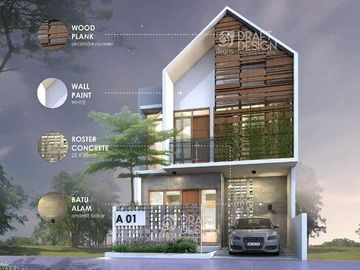 Rumah Rab Fores Cifor, Baru 2 LANTAI, Murah Mewah, Dekat Toll Yasmin di Kota Bogor Barat Jual Dijual