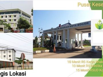 Rumah Rab Fores Cifor, Baru 2 LANTAI, Murah Mewah, Dekat Toll Yasmin di Kota Bogor Barat Jual Dijual