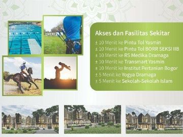 Rumah Rab Fores Cifor, Baru 2 LANTAI, Murah Mewah, Dekat Toll Yasmin di Kota Bogor Barat Jual Dijual