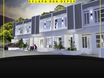 Rumah Rzq Kelapa Dua, Baru 2/1 LANTAI Mewah Harga Murah New di Tugu Cimanggis Kota Depok Jual Dijual