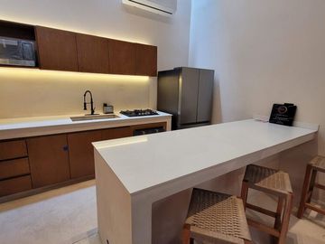 Casa con alberca privada, amueblada, sala de doble altura, venta Centro de Mérida