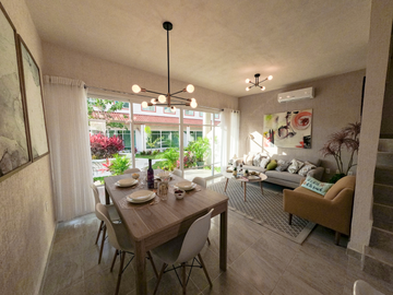 Casa en venta en Cancún de 2 habitaciones con alberca