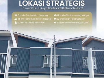 Rumah RBR Bintaro, Dekat Stasiun Toll, Mewah Pondok Aren Tangsel, Kota Tangerang Selatan Jual Dijual