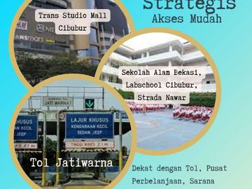 Rumah RTC Cibubur-Jatiranggon, Baru 2 LANTAI Mewah Harga Murah, Jatisampurna Kota Bekasi Jual Dijual