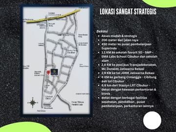 Rumah RTC Cibubur-Jatiranggon, Baru 2 LANTAI Mewah Harga Murah, Jatisampurna Kota Bekasi Jual Dijual