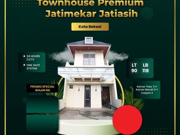 Rumah Mgn KODAU, SIAP HUNI 2 LANTAI Murah Mewah Townhouse Jatimekar Jatiasih Kota Bekasi Jual Dijual