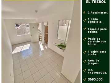 Departamento en venta dentro de El Trébol