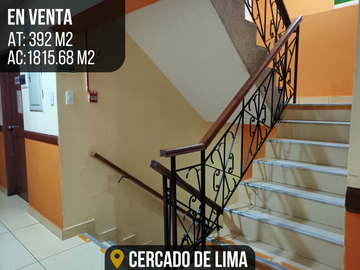 HOTEL EN VENTA CON UBICACIÓN ESTRATÉGICA: ¡IDEAL PARA NEGOCIOS O ALMACÉN! - CERCADO DE LIMA
