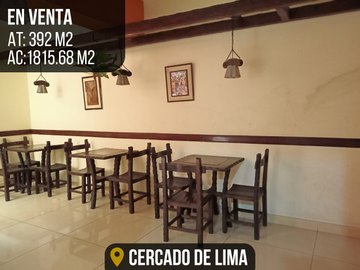 HOTEL EN VENTA CON UBICACIÓN ESTRATÉGICA: ¡IDEAL PARA NEGOCIOS O ALMACÉN! - CERCADO DE LIMA