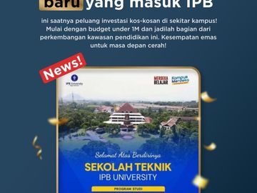 JUAL Kosan IPB (6 KAMAR) Dekat (KAMPUS IPB) Kost Baru, FULL FURNISHED, Bogor Barat, (CANDRA) DIJUAL
