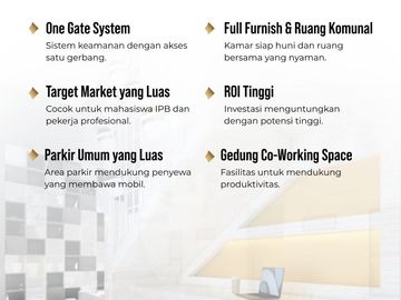 JUAL Kosan IPB (6 KAMAR) Dekat (KAMPUS IPB) Kost Baru, FULL FURNISHED, Bogor Barat, (CANDRA) DIJUAL