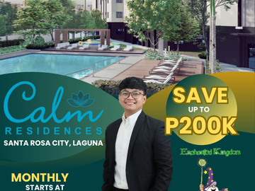 CALM RESIDENCES NEAR SLEX AND ENCHANTED KINGDOM