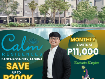 CALM RESIDENCES NEAR SLEX AND ENCHANTED KINGDOM