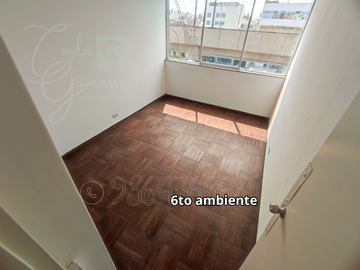 ALQUILER DE OFICINA EN EXCELENTE UBICACIÓN - PISO 4 SIN ASCENSOR