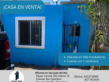 CASA EN VENTA VILLA FUNDADORES, SAN JUAN DEL RÍO, QUERÉTARO