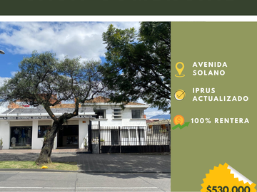 CASA COMERCIAL EN VENTA AVENIDA SOLANO, SECTOR VIRGEN DE BRONCE, HOSPITAL MONTE SINAI