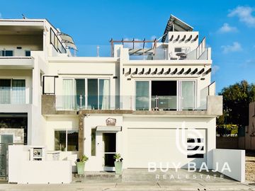 Modern style home with an elevator and stunning ocean view in Playas de Rosarito
