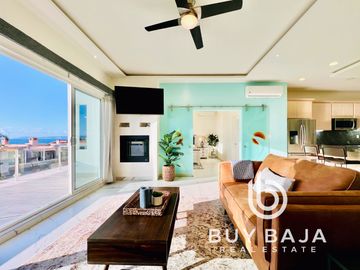 Modern style home with an elevator and stunning ocean view in Playas de Rosarito