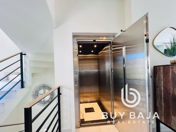 Modern style home with an elevator and stunning ocean view in Playas de Rosarito