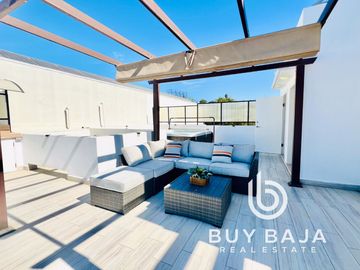 Modern style home with an elevator and stunning ocean view in Playas de Rosarito