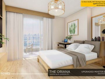 Up For Grabs: Own Unit 805A Studio at THE ORIANA – Facing Katipunan Avenue, Only 20K Down! Ideal For AIRBnB – Perfect For Passive Income!