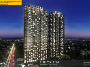 Up For Grabs: Own Unit 805A Studio at THE ORIANA – Facing Katipunan Avenue, Only 20K Down! Ideal For AIRBnB – Perfect For Passive Income!