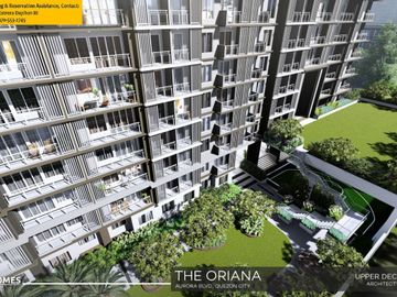 Up For Grabs: Own Unit 805A Studio at THE ORIANA – Facing Katipunan Avenue, Only 20K Down! Ideal For AIRBnB – Perfect For Passive Income!