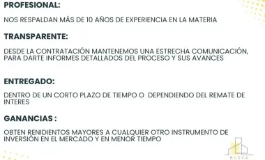 OPORTUNIDAD  DE ORO  UNICA REMATE INMOBILIARIO
