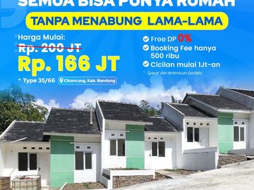 Rumah Murah Siap Huni 1JT ALL IN Terima Kunci dkt Pasar Cicalengka
