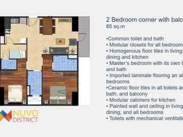 FOR RENT/SALE: 2br at Nuvo City Aspire Tower Condominium