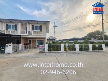 2-storey townhouse, 47.3 sq.w., i-Leaf Town Village, Setthakit-Bang Pla, near Central Mahachai, Rama 2 Road, Setthakit 1 Road, Bang Pla Road, Mueang S