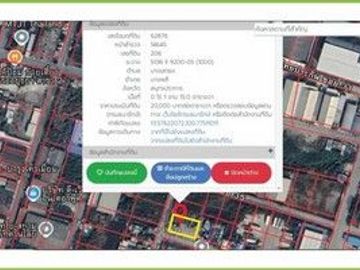 Purple land for sale for factory and warehouse, Bangna-Trad Road, Km.19 (area 3-3-27 rai, selling for 12 million per rai, totaling 45,810,000 million