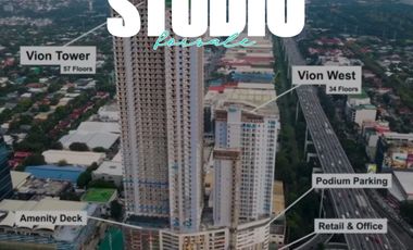For Sale Vion Tower Studio Unit with Balcony in Makati City