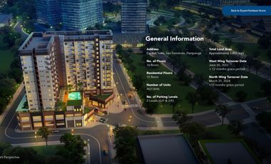 1 BR Condominium Bryant Parkplane For Sale In Capital Town Pampanga