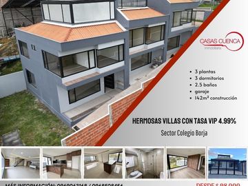 Hermosas casas de 3 habitaciones a 4 minutos del colegio Borja