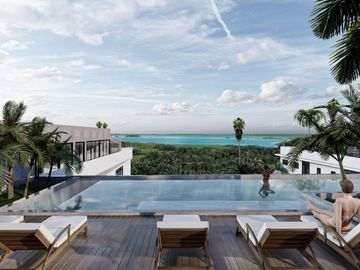 APROVECHA PRE VENTA DEPARTAMENTO DE 2 HABITACIONES TIPO LOCK OFF, ENTREGA PROXIMA, LAGUNA DE BACALAR