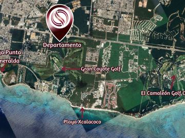 Departamento en piso 10, amenidades de lujo, club de playa en venta Corasol PDC