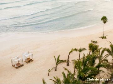 Departamento en piso 10, amenidades de lujo, club de playa en venta Corasol PDC