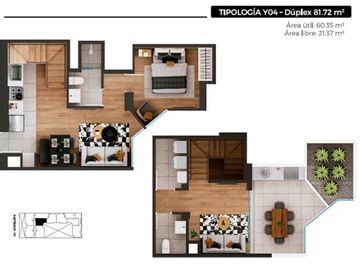 Venta Departamento Duplex Estreno En Santa Beatriz