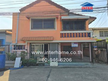 Single house + rental room, 2 floors, 45 sq m., Rattanakosin Village 200 Years, Rangsit-Pathum Thani Road 10, Soi 9, Phahonyothin Road, Thanyaburi, Pa