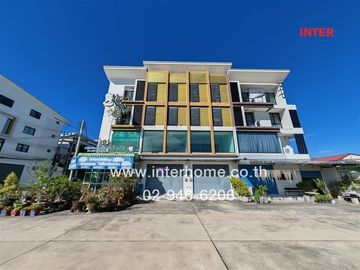 Commercial building 4.5 floors 21.3 sq.w. D complex near Thai Panich Bank, Pinthong Industrial Estate, Expressway No. 7, Motorway, Chao Phraya Surasak