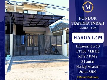 Rumah Pondok Candra Baru Gress Termurah SIap Huni Selangkah dr Tol Juanda MERR Rungkut