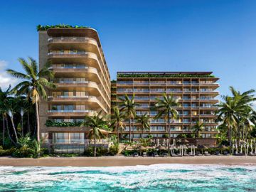Desarrollo frente al mar en Puerto Morelos, Loft amueblado