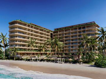 Desarrollo frente al mar en Puerto Morelos, Loft amueblado