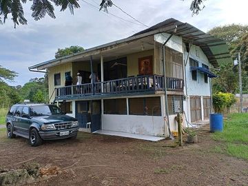 SE VENDE HERMOSA HACIENDA GANADERA 240 HAS. EN PRODUCCIÓN, Y MINA DE MATERIAL PETREO DE RÍO, ESMERALDAS - ECUADOR