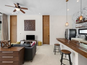 Departamento de 2 recamaras en venta en Manor Tulum-Aldea Zama