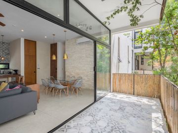 Departamento de 2 recamaras en venta en Manor Tulum-Aldea Zama