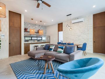 Departamento de 3 Recamaras en Venta en Manor Tulum - Aldea Zama
