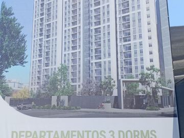 DEPARTAMENTO DE ESTRENO, DESDE 72 M2, 3 DORMITORIOS, 2 BAÑOS, EXCELENTES ÁREAS COMUNES